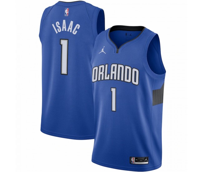 Orlando Magic Jonathan Isaac Men's Jordan Brand Blue 2020/21 Swingman Jersey - Statement Edition