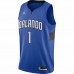 Orlando Magic Jonathan Isaac Men's Jordan Brand Blue 2020/21 Swingman Jersey - Statement Edition