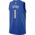 Orlando Magic Jonathan Isaac Men's Jordan Brand Blue 2020/21 Swingman Jersey - Statement Edition