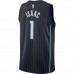 Orlando Magic Jonathan Isaac Men's Nike Black 2020/21 Swingman Jersey - Icon Edition