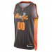 Orlando Magic Men's Nike Anthracite 2021/22 Swingman Custom Jersey - City Edition