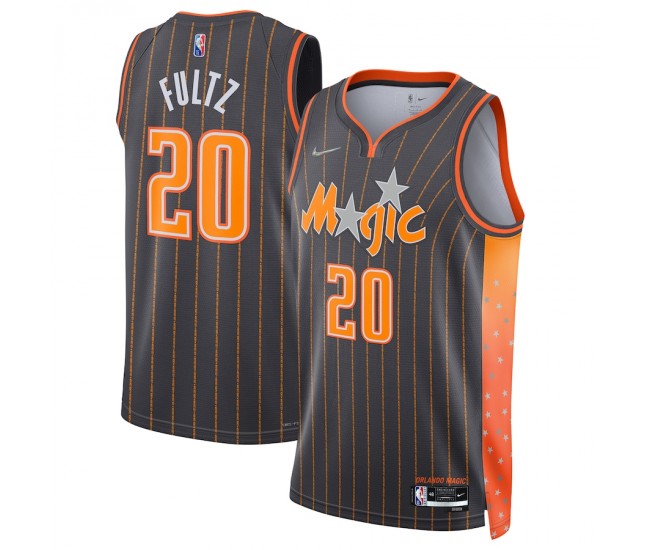 Orlando Magic Markelle Fultz Men's Nike Anthracite 2021/22 Swingman Jersey - City Edition