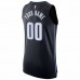 Orlando Magic Men's Nike Black 2021/22 Diamond Swingman Authentic Custom Jersey - Icon Edition