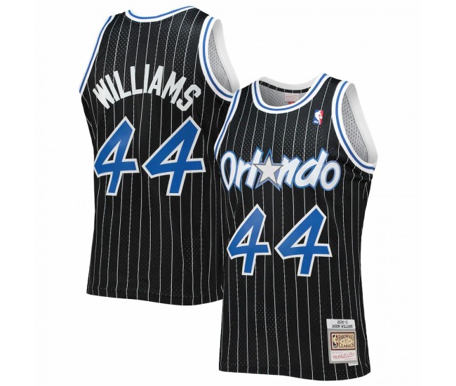 Orlando Magic Jason Williams Men's Mitchell & Ness Black 2009-10 Hardwood Classics Swingman Jersey