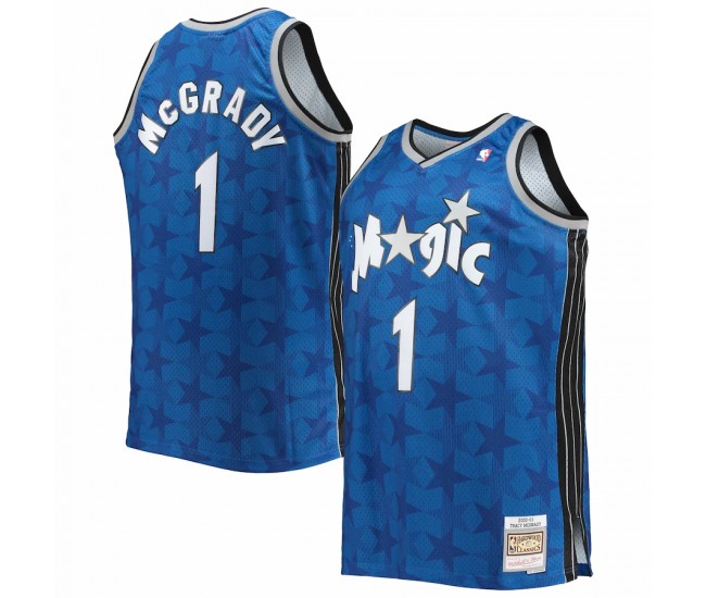 Orlando Magic Tracy McGrady Men's Mitchell & Ness Blue Big & Tall 2000-01 Hardwood Classics Swingman Jersey