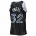 Orlando Magic Shaquille O'Neal Men's Mitchell & Ness Black 1996-97 Hardwood Classics NBA 75th Anniversary Diamond Swingman Jersey