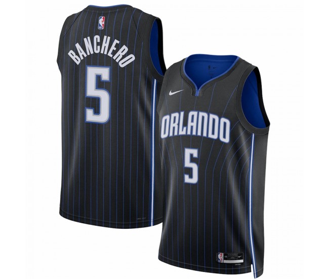 Unisex Orlando Magic Paolo Banchero Nike Black 2022 NBA Draft First Round Pick Swingman Jersey - Icon Edition