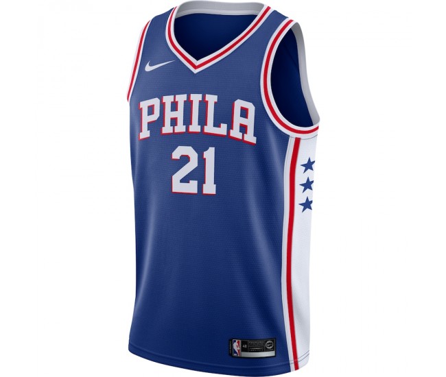 Philadelphia 76ers Joel Embiid Men's Nike Royal Swingman Jersey - Icon Edition