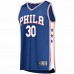 Philadelphia 76ers Furkan Korkmaz Men's Fanatics Branded Royal Fast Break Replica Player Jersey - Icon Edition