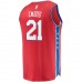 Philadelphia 76ers Joel Embiid Men's Fanatics Branded Red Fast Break Replica Player Jersey - Statement Edition