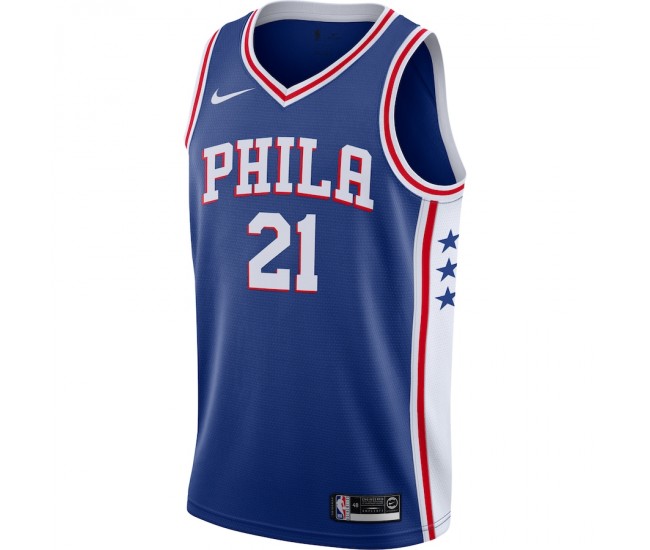 Philadelphia 76ers Joel Embiid Men's Nike Royal 2019/2020 Swingman Jersey - Icon Edition