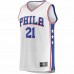 Philadelphia 76ers Joel Embiid Men's Fanatics Branded White Replica Jersey - Association Edition