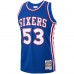 Philadelphia 76ers Darryl Dawkins Men's Mitchell & Ness Royal 1976-77 Hardwood Classics Swingman Player Jersey