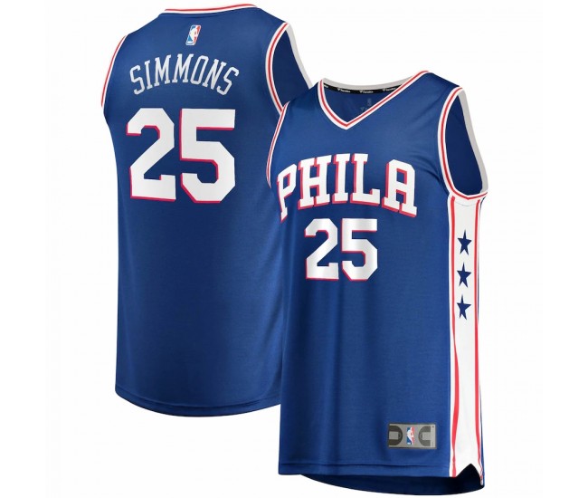 Philadelphia 76ers Men's Fanatics Branded Royal 2019/20 Fast Break Replica Jersey - Statement Edition