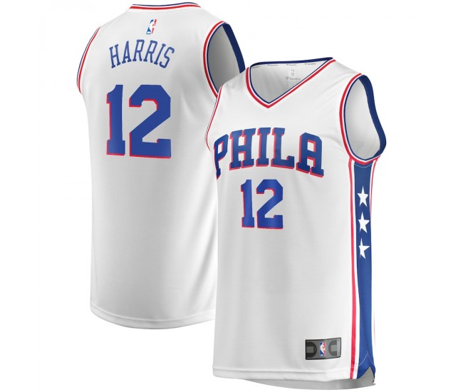 Philadelphia 76ers Tobias Harris Men's Fanatics Branded White Fast Break Replica Player Team Jersey - Association Edition