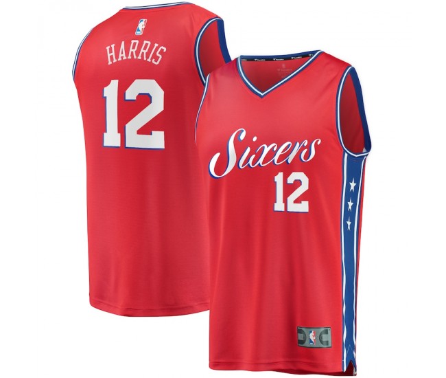 Philadelphia 76ers Tobias Harris Men's Fanatics Branded Red Fast Break Replica Player Team Jersey - Statement Edition