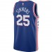 Philadelphia 76ers Ben Simmons Men's Nike Royal 2021/22 Diamond Swingman Jersey - Icon Edition