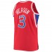 Philadelphia 76ers Allen Iverson Men's Mitchell & Ness Red Big & Tall Hardwood Classics Swingman Player Jersey