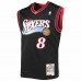 Philadelphia 76ers Aaron McKie Men's Mitchell & Ness Black 2000-01 Hardwood Classics Swingman Jersey