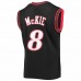 Philadelphia 76ers Aaron McKie Men's Mitchell & Ness Black 2000-01 Hardwood Classics Swingman Jersey