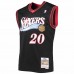 Philadelphia 76ers Eric Snow Men's Mitchell & Ness Black 2000-01 Hardwood Classics Swingman Jersey