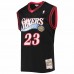 Philadelphia 76ers Lou Williams Men's Mitchell & Ness Black 2005-06 Hardwood Classics Swingman Jersey