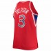 Philadelphia 76ers Allen Iverson Men's Mitchell & Ness Red Big & Tall 1996-97 NBA 75th Anniversary Diamond Swingman Jersey