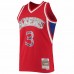 Philadelphia 76ers Allen Iverson Men's Mitchell & Ness Red 1996-97 Hardwood Classics NBA 75th Anniversary Diamond Swingman Jersey