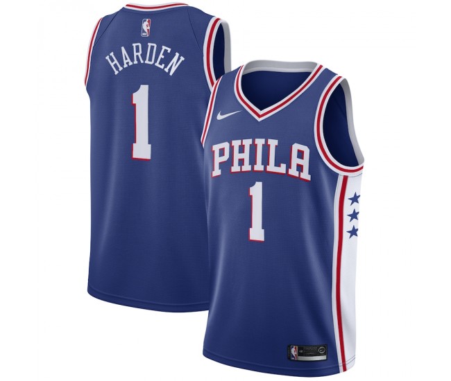 Philadelphia 76ers James Harden Men's Nike Royal 2021/22 Swingman Jersey - Icon Edition