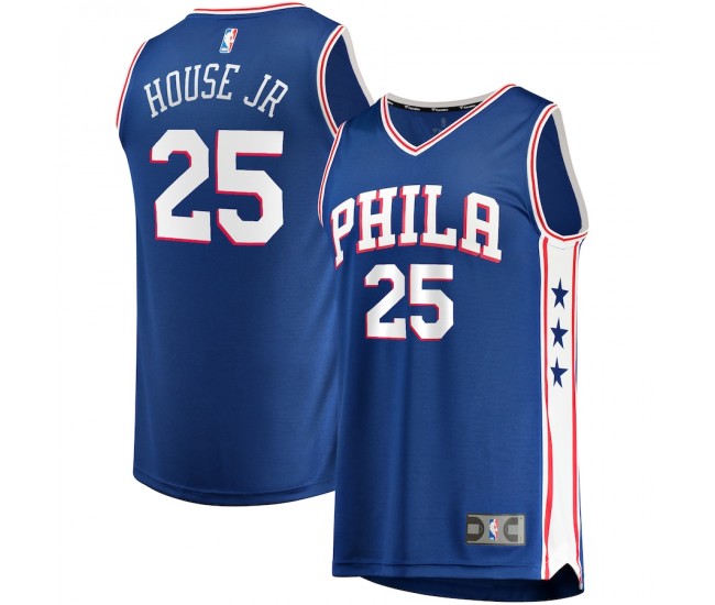 Philadelphia 76ers Danuel House Jr. Men's Fanatics Branded Royal Fast Break Replica Jersey - Icon Edition