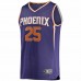 Phoenix Suns Mikal Bridges Men's Fanatics Branded Purple Fast Break Replica Jersey - Icon Edition