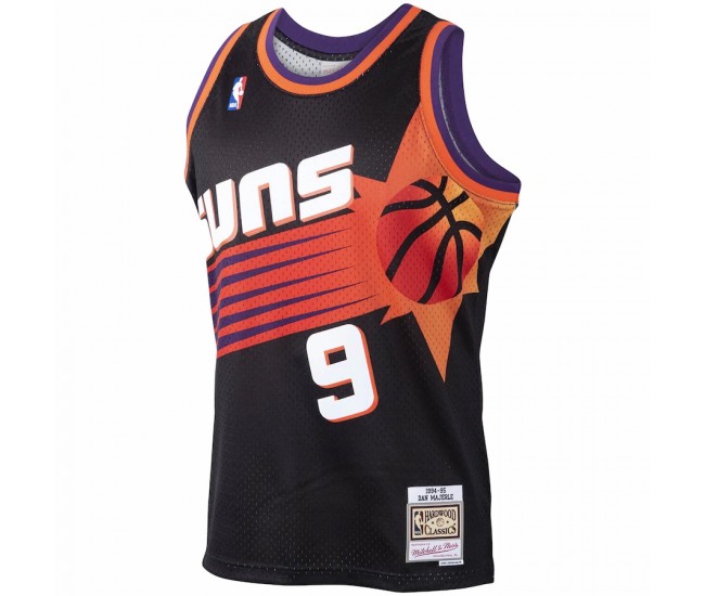 Phoenix Suns Dan Majerle Men's Mitchell & Ness Black 1994-95 Hardwood Classics Swingman Player Jersey