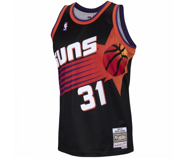 Phoenix Suns Shawn Marion Men's Mitchell & Ness Black 1999-2000 Hardwood Classics Swingman Player Jersey