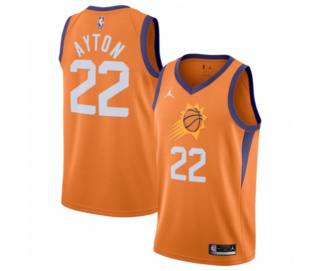 Phoenix Suns Deandre Ayton Men's Jordan Brand Orange 2020/21 Swingman Jersey - Statement Edition