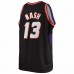 Phoenix Suns Steve Nash Men's Mitchell & Ness Black Big & Tall Hardwood Classics Jersey