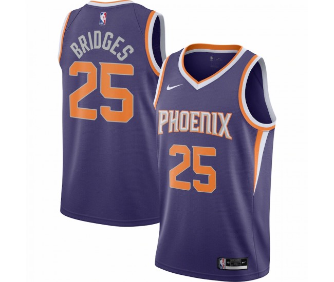 Phoenix Suns Mikal Bridges Nike Purple 2020/21 Swingman Player Jersey - Icon Edition