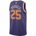 Phoenix Suns Mikal Bridges Nike Purple 2020/21 Swingman Player Jersey - Icon Edition