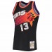 Phoenix Suns Steve Nash Men's Mitchell & Ness Black 1996-97 Hardwood Classics NBA 75th Anniversary Diamond Swingman Jersey