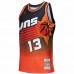 Phoenix Suns Steve Nash Men's Mitchell & Ness Orange/Black 1996/97 Hardwood Classics Fadeaway Swingman Player Jersey