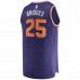 Phoenix Suns Mikal Bridges Men's Fanatics Branded Purple 2021/22 Fast Break Replica Player Jersey - Icon Edition