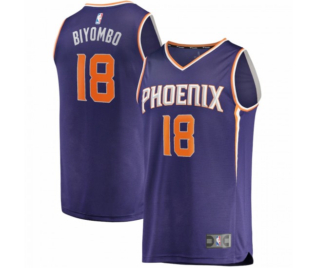 Phoenix Suns Bismack Biyombo Men's Fanatics Branded Purple 2021/22 Fast Break Replica Jersey - Icon Edition