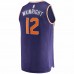 Phoenix Suns Ish Wainright Men's Fanatics Branded Purple 2021/22 Fast Break Replica Jersey - Icon Edition