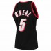 Jermaine O'Neal Portland Trail Blazers Mitchell & Ness Hardwood Classics Swingman Jersey - Black