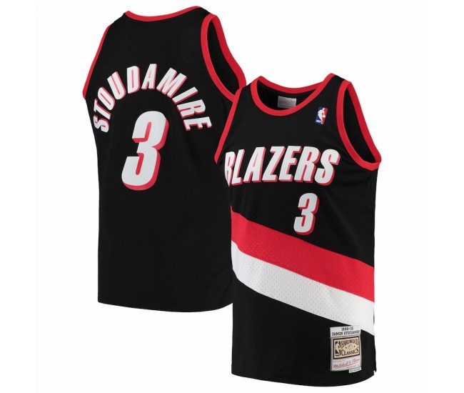 Damon Stoudamire Portland Trail Blazers Mitchell & Ness Hardwood Classics Swingman Jersey - Black