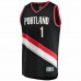 Portland Trail Blazers Anfernee Simons Men's Fanatics Branded Black Fast Break Replica Player Jersey - Icon Edition