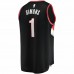 Portland Trail Blazers Anfernee Simons Men's Fanatics Branded Black Fast Break Replica Player Jersey - Icon Edition