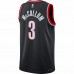 Portland Trail Blazers C.J. McCollum Men's Nike Black 2021/22 Diamond Swingman Jersey - Icon Edition