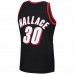 Portland Trail Blazers Rasheed Wallace Men's Mitchell & Ness Black 1999-00 Hardwood Classics Swingman Jersey