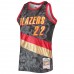 Portland Trail Blazers Clyde Drexler Men's Mitchell & Ness Black Hardwood Classics 1991-92 Lunar New Year Swingman Jersey