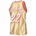 Portland Trail Blazers Clyde Drexler Gold Men's Mitchell & Ness 75th Anniversary 1991-92 Hardwood Classics Swingman Jersey